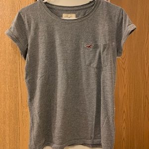Grey Hollister Short-Sleeve